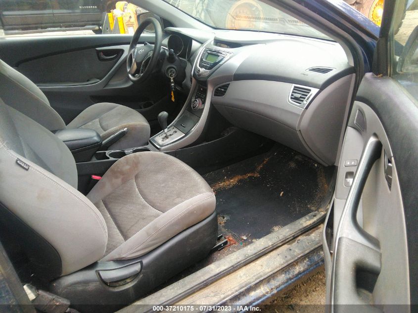 2013 HYUNDAI ELANTRA COUPE GS PZEV KMHDH6AE7DU016553