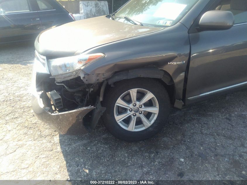 2013 TOYOTA HIGHLANDER HYBRID JTEBC3EH5D2014059