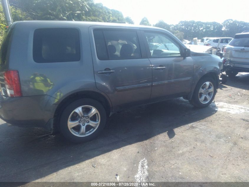 2014 HONDA PILOT EX-L - 5FNYF3H50EB028487
