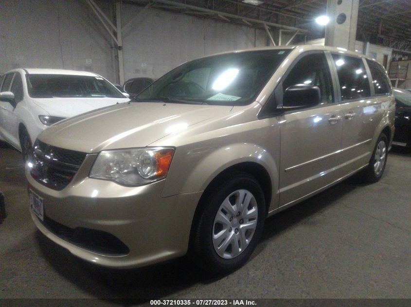 2014 DODGE GRAND CARAVAN SE - 2C4RDGBG3ER353277