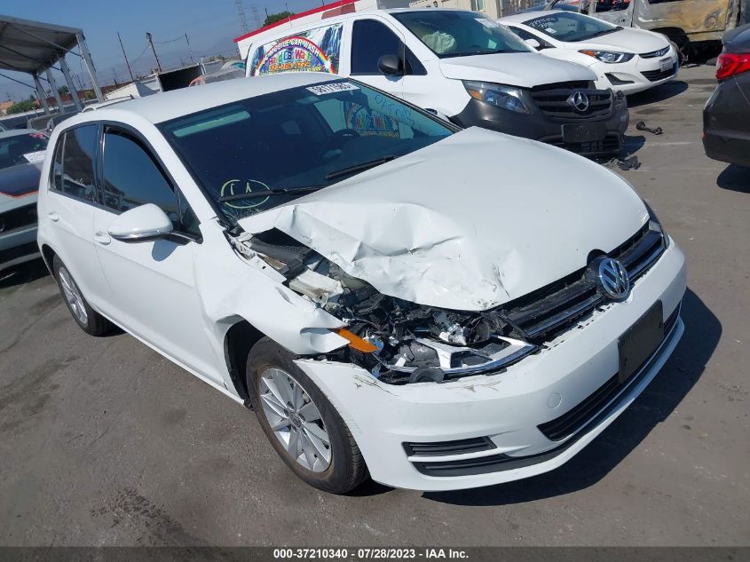 2016 VOLKSWAGEN GOLF S/SE/SEL - 3VW217AU6GM007233