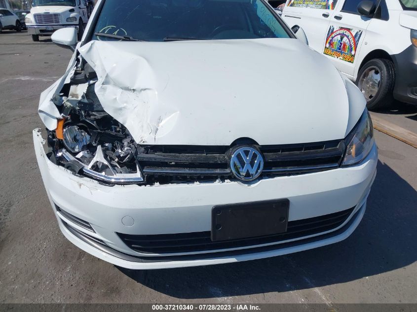 2016 VOLKSWAGEN GOLF S/SE/SEL - 3VW217AU6GM007233