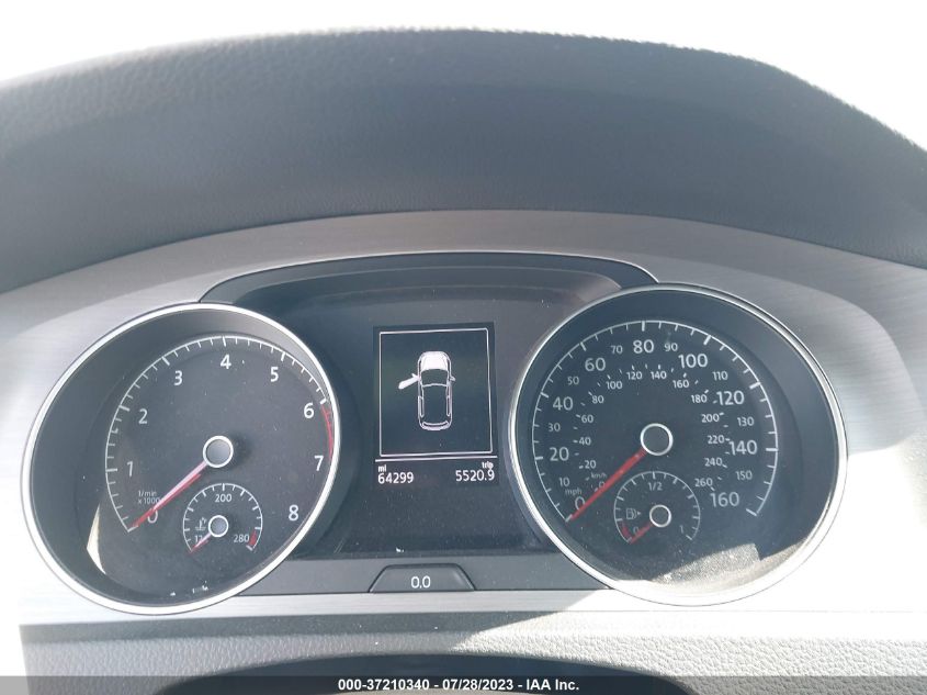 2016 VOLKSWAGEN GOLF S/SE/SEL - 3VW217AU6GM007233