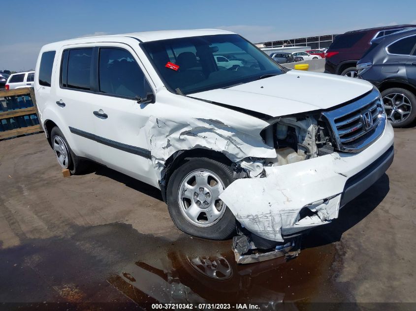 2015 HONDA PILOT LX - 5FNYF3H26FB016965