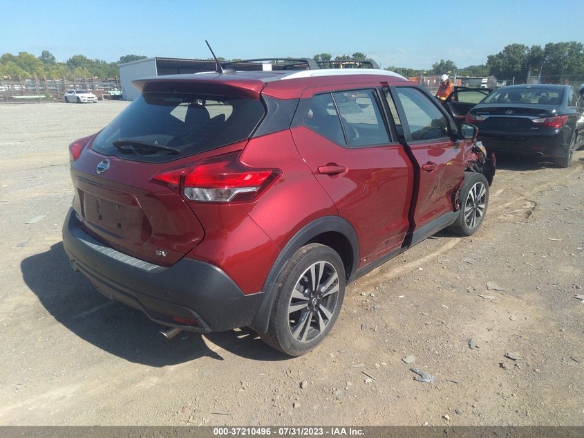 VIN 3N1CP5CU7JL533765 2018 NISSAN KICKS SV