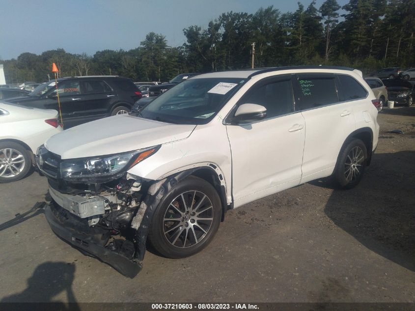 2017 TOYOTA HIGHLANDER XLE/SE - 5TDJZRFH2HS369303