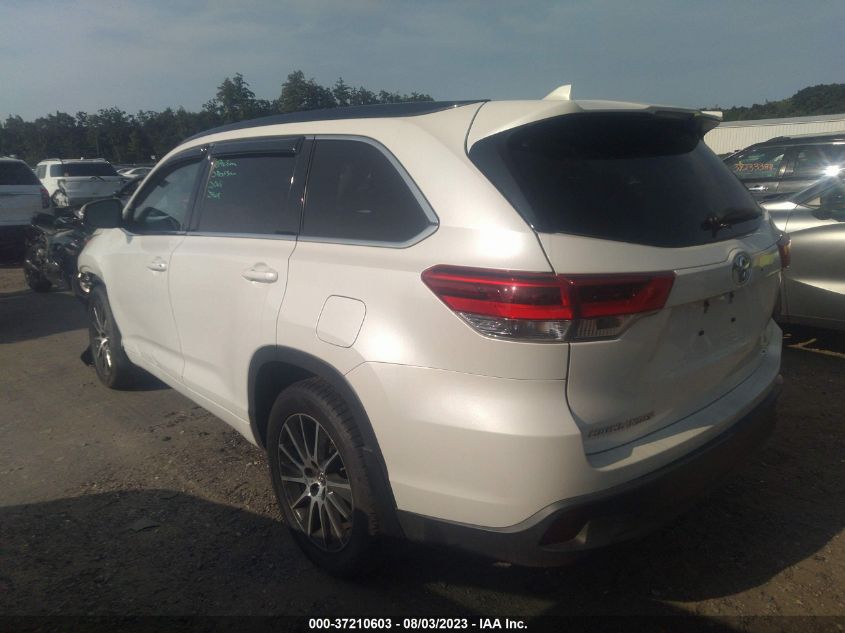 2017 TOYOTA HIGHLANDER XLE/SE - 5TDJZRFH2HS369303