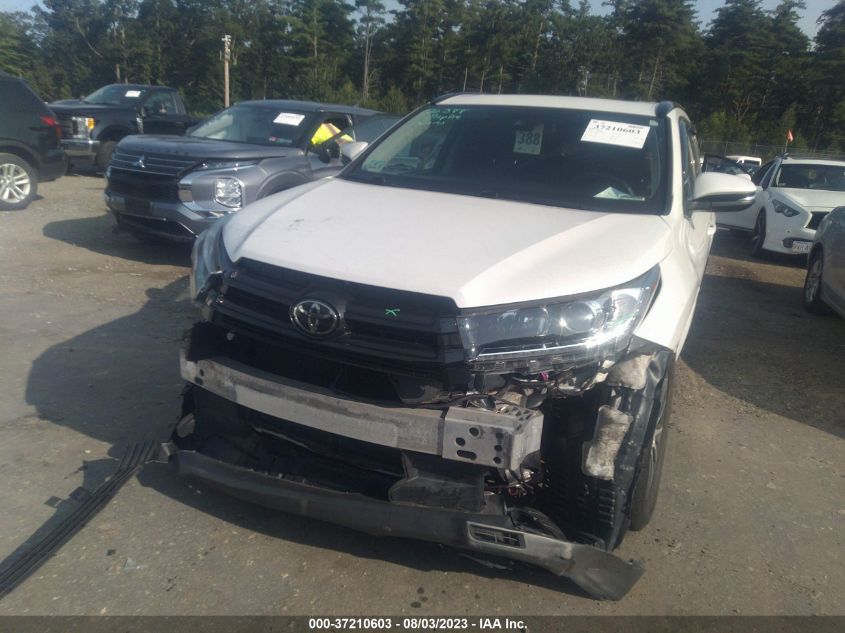 2017 TOYOTA HIGHLANDER XLE/SE - 5TDJZRFH2HS369303