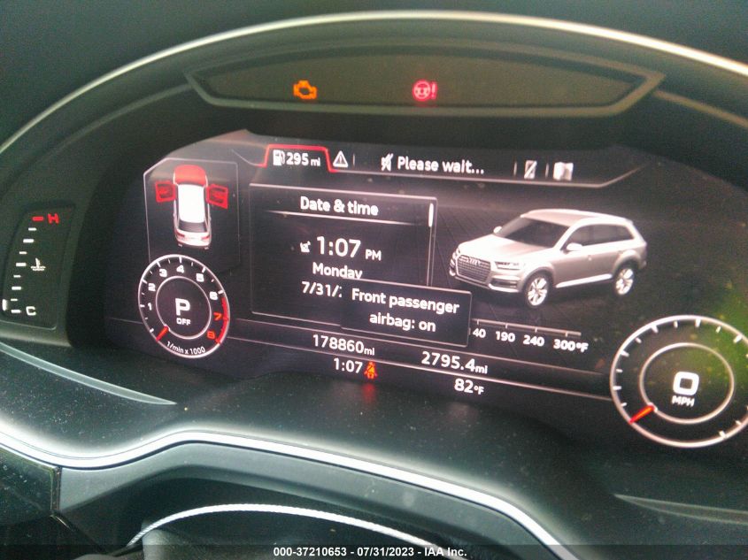 2017 AUDI Q7 PREMIUM PLUS - WA1LAAF7XHD038645