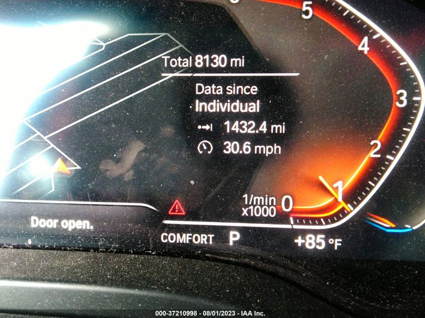 2022 BMW X3 XDRIVE30I - 5UX53DP08N9M67856