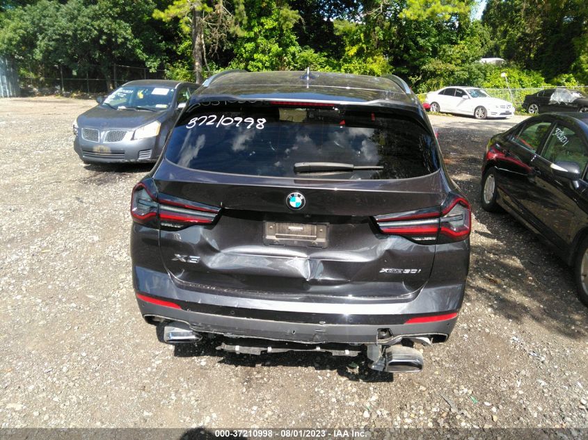 2022 BMW X3 XDRIVE30I - 5UX53DP08N9M67856