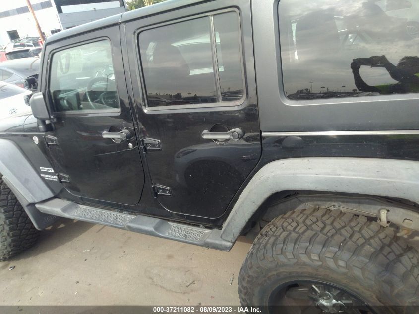 2014 JEEP WRANGLER UNLIMITED SPORT - 1C4BJWDGXEL194476