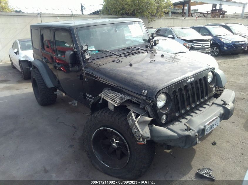2014 JEEP WRANGLER UNLIMITED SPORT - 1C4BJWDGXEL194476