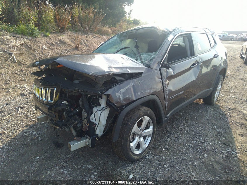 VIN 3C4NJDBB0MT579850 2021 JEEP COMPASS LATITUDE