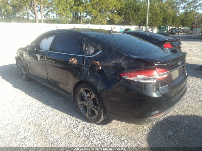 2017 FORD FUSION SE - 3FA6P0HD5HR189744