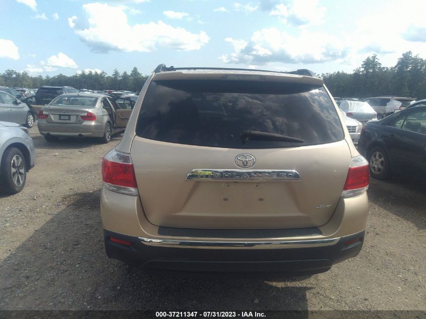 2013 TOYOTA HIGHLANDER - 5TDBK3EH1DS194947