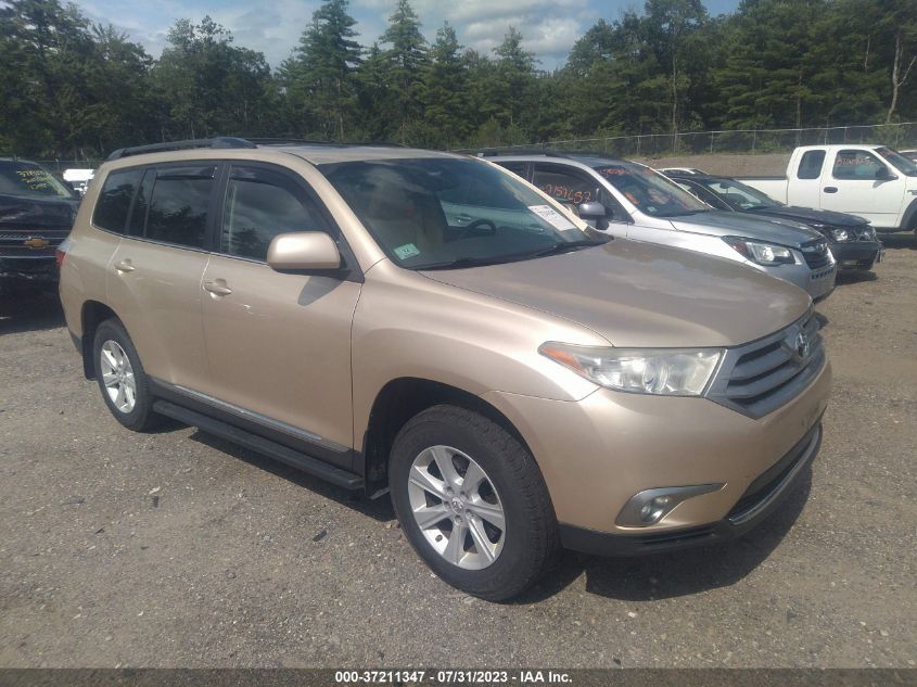 2013 TOYOTA HIGHLANDER - 5TDBK3EH1DS194947