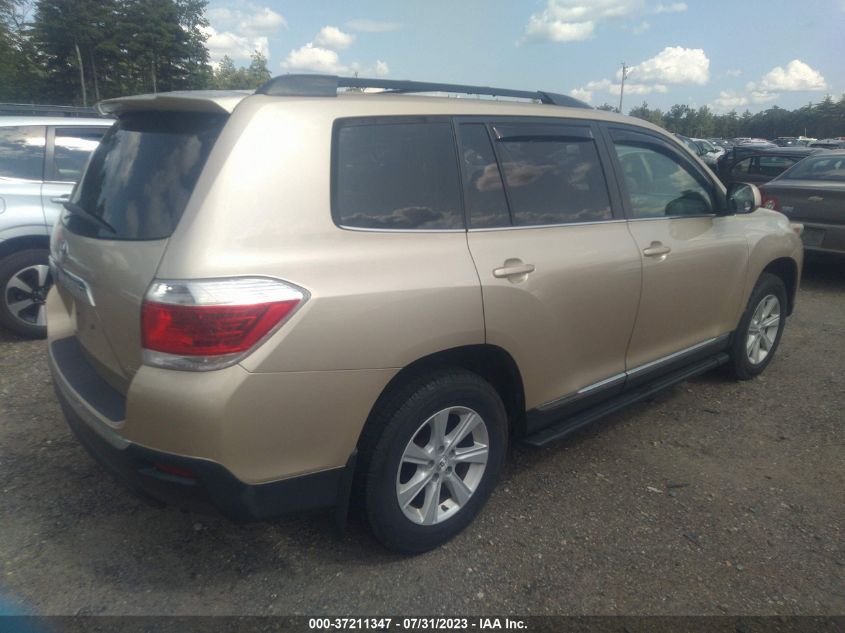 2013 TOYOTA HIGHLANDER - 5TDBK3EH1DS194947