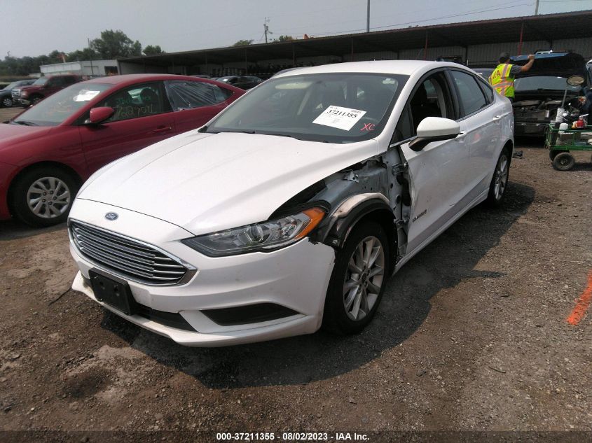 2017 FORD FUSION HYBRID SE - 3FA6P0LU1HR386711