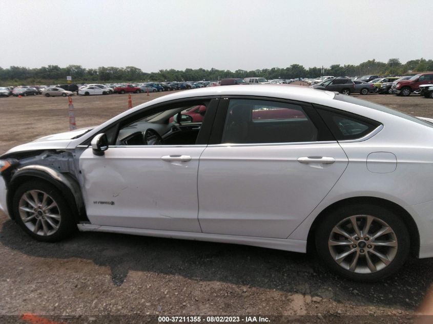 2017 FORD FUSION HYBRID SE - 3FA6P0LU1HR386711