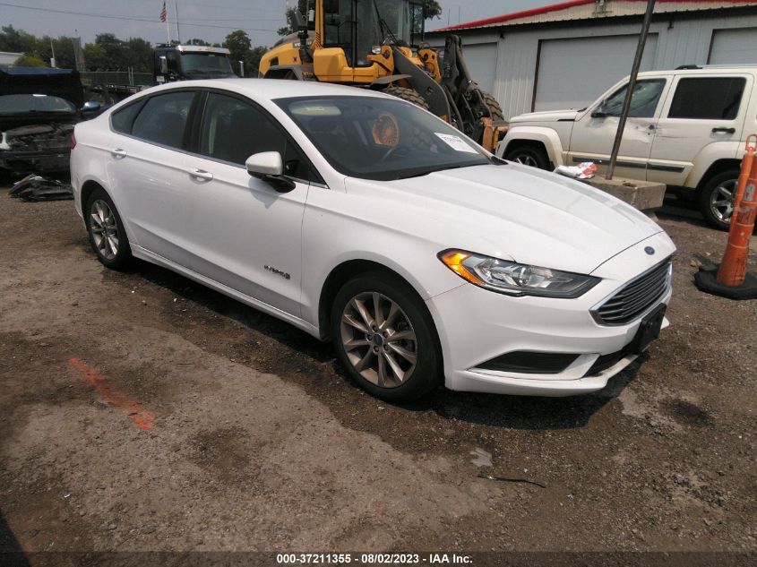 2017 FORD FUSION HYBRID SE - 3FA6P0LU1HR386711