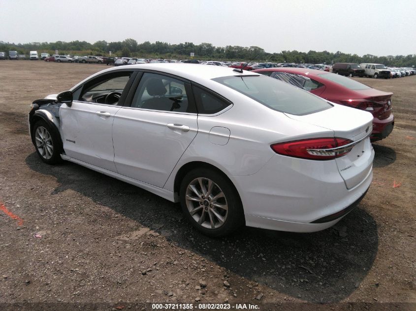 2017 FORD FUSION HYBRID SE - 3FA6P0LU1HR386711