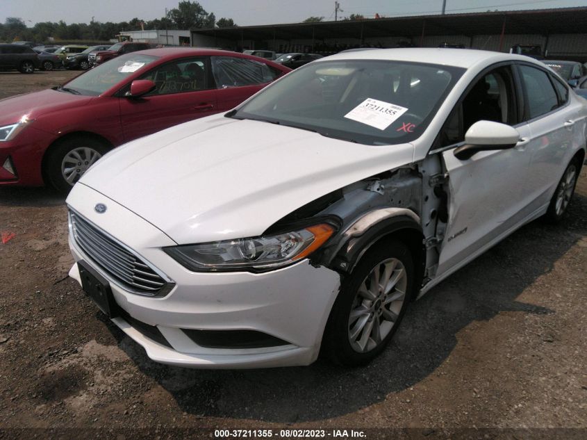 2017 FORD FUSION HYBRID SE - 3FA6P0LU1HR386711