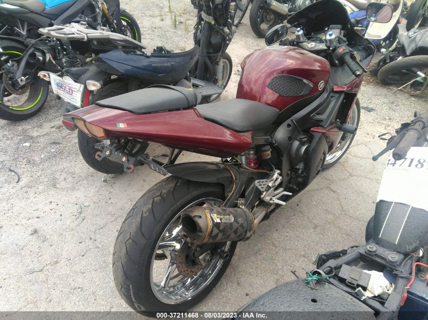 2004 YAMAHA YZFR6 L JYARJ06E44A011070