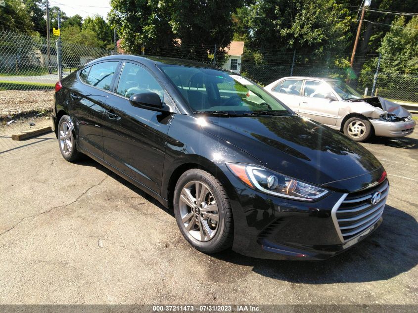 2018 HYUNDAI ELANTRA SEL - KMHD84LF9JU706018