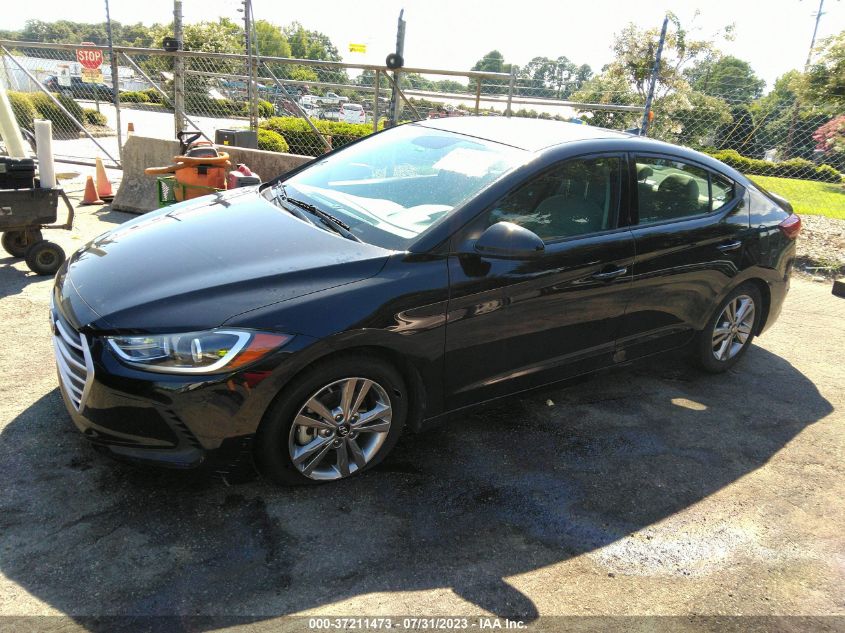 2018 HYUNDAI ELANTRA SEL - KMHD84LF9JU706018