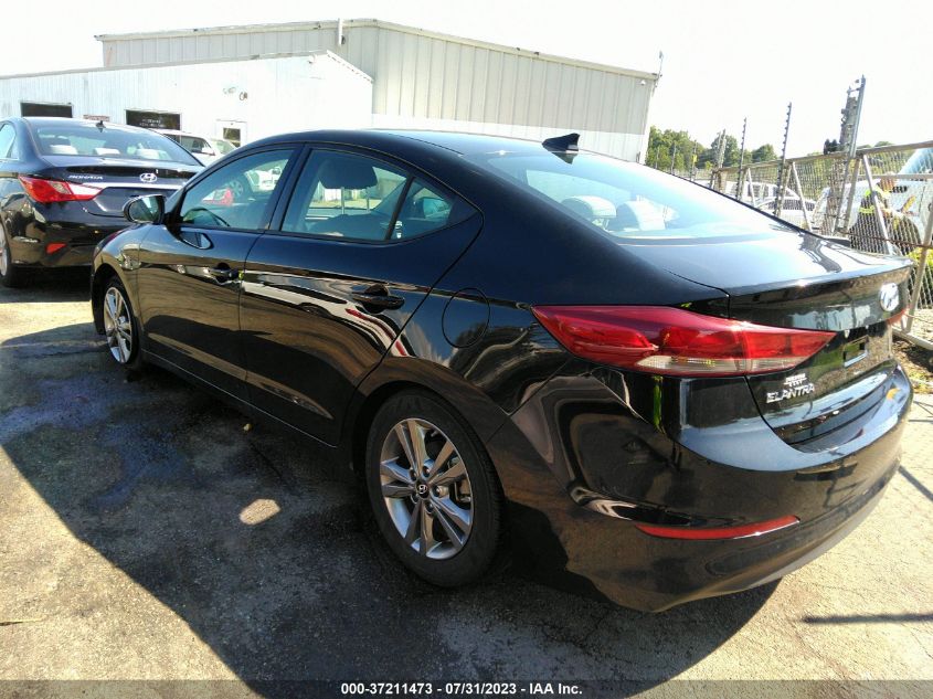 2018 HYUNDAI ELANTRA SEL - KMHD84LF9JU706018