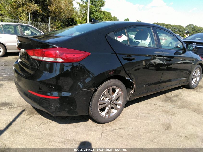 2018 HYUNDAI ELANTRA SEL - KMHD84LF9JU706018