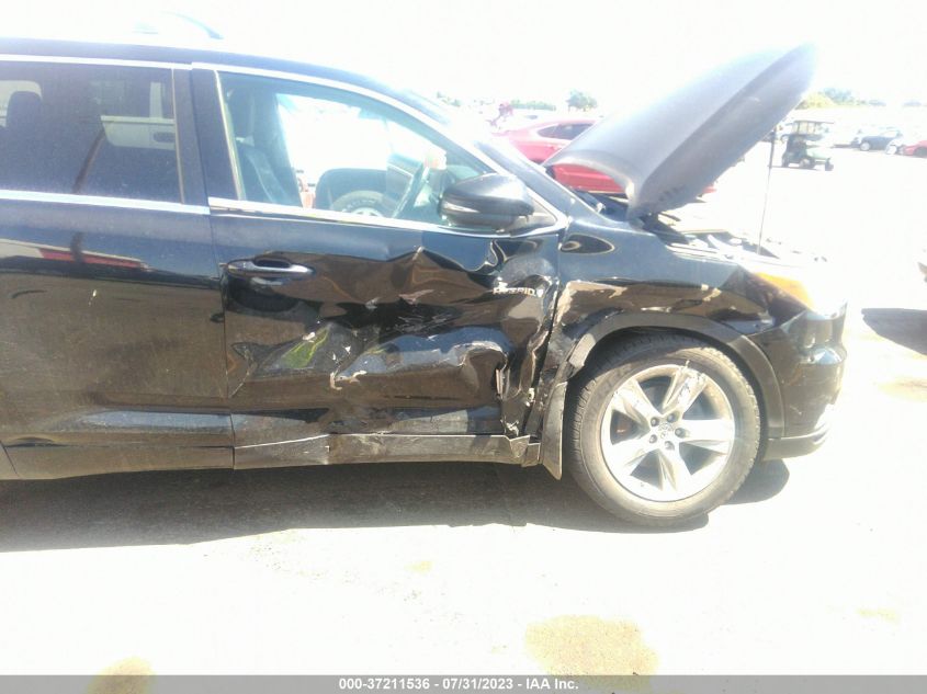2015 TOYOTA HIGHLANDER HYBRID LIMITED 5TDDCRFHXFS010129