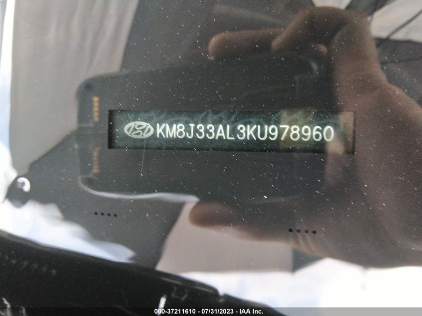 2019 HYUNDAI TUCSON LIMITED/SEL/SPORT/ULTIMAT - KM8J33AL3KU978960