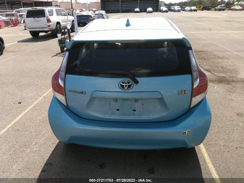 2016 TOYOTA PRIUS C ONE/TWO/THREE/FOUR - JTDKDTB35G1122914