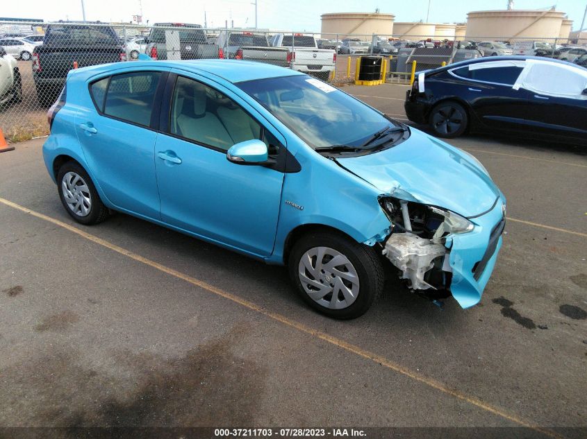 2016 TOYOTA PRIUS C ONE/TWO/THREE/FOUR - JTDKDTB35G1122914