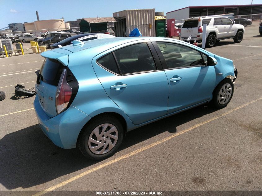 2016 TOYOTA PRIUS C ONE/TWO/THREE/FOUR - JTDKDTB35G1122914