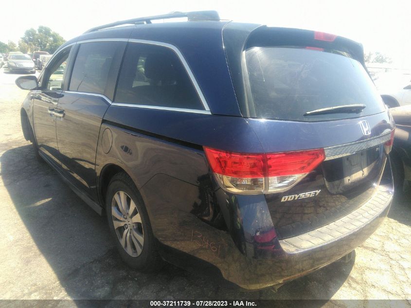 2016 HONDA ODYSSEY EXL - 5FNRL5H65GB002200