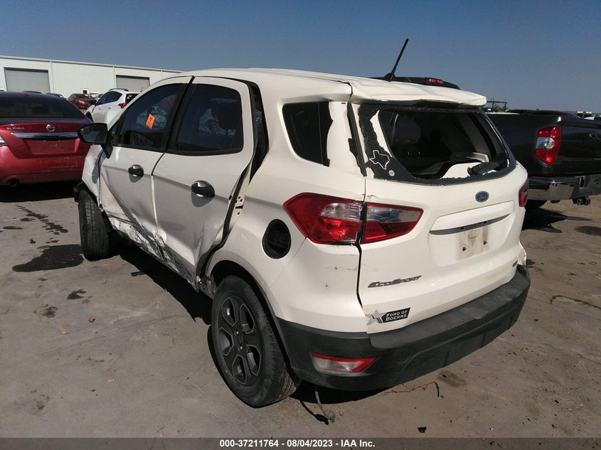 VIN MAJ3S2FE4KC295424 2019 FORD ECOSPORT S