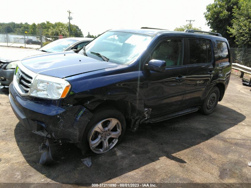 2013 HONDA PILOT EX-L - 5FNYF3H57DB023379