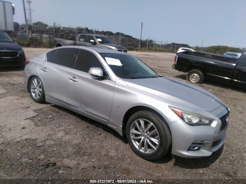 2014 INFINITI Q50 PREMIUM/SPORT - JN1BV7AR1EM691719