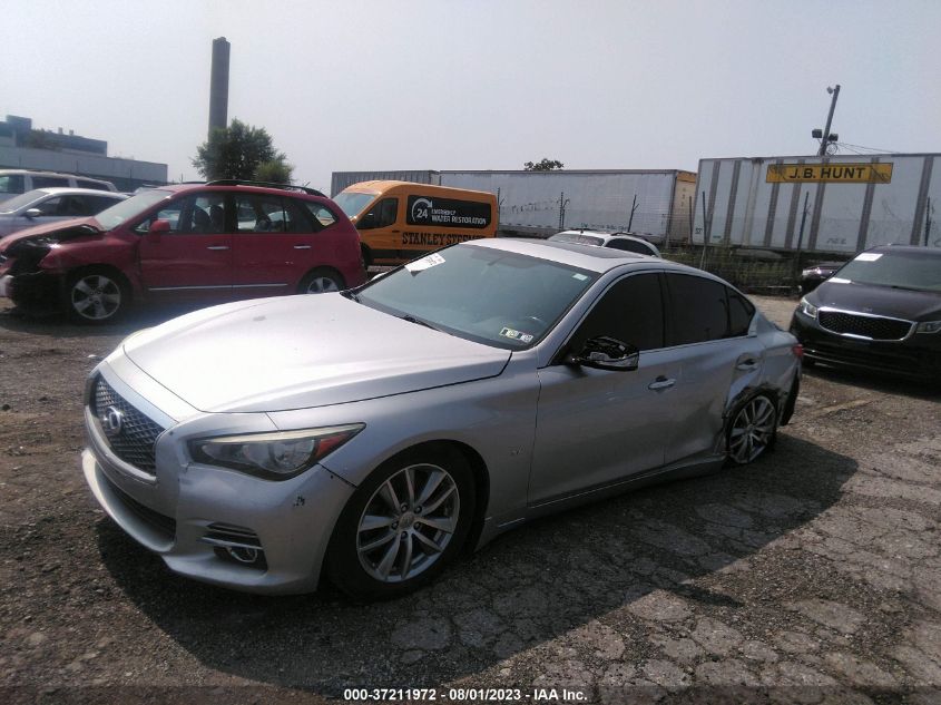 2014 INFINITI Q50 PREMIUM/SPORT - JN1BV7AR1EM691719