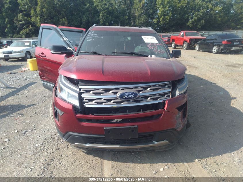 2018 FORD EXPLORER XLT - 1FM5K7D8XJGA33925