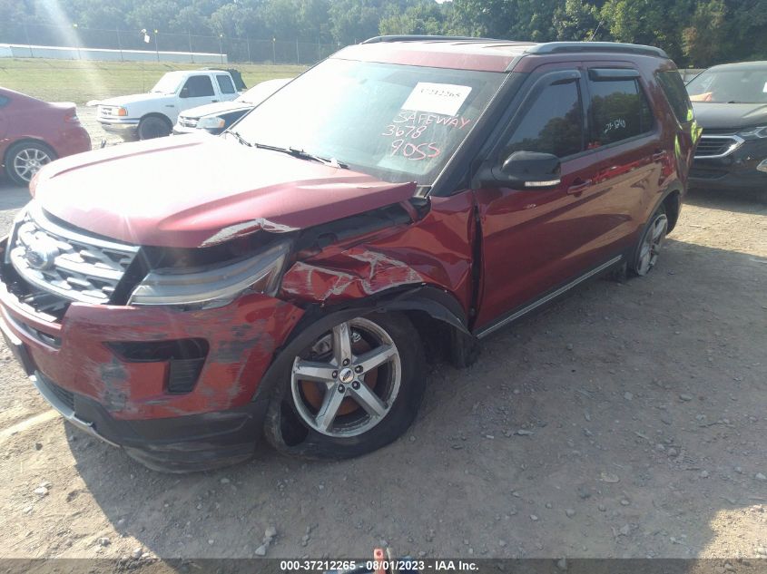 2018 FORD EXPLORER XLT - 1FM5K7D8XJGA33925