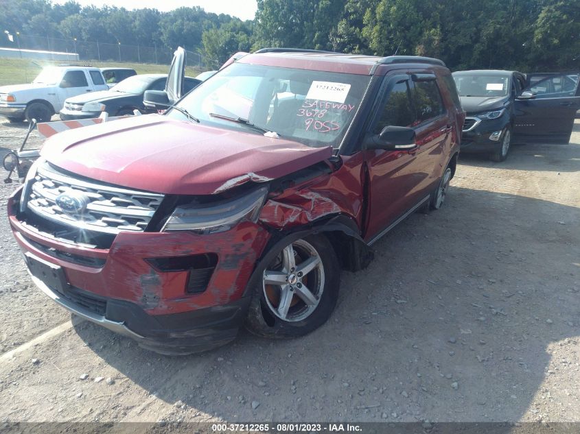 2018 FORD EXPLORER XLT - 1FM5K7D8XJGA33925