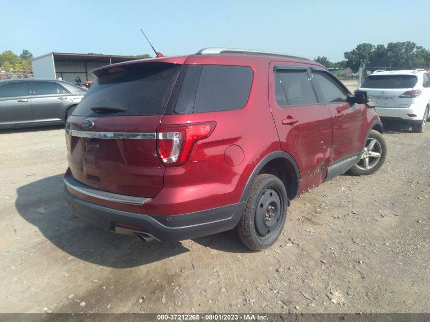 2018 FORD EXPLORER XLT - 1FM5K7D8XJGA33925