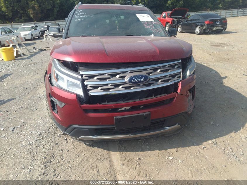 2018 FORD EXPLORER XLT - 1FM5K7D8XJGA33925