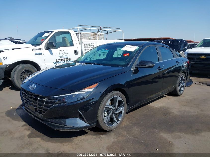 2022 HYUNDAI ELANTRA HYBRID LIMITED - KMHLN4AJ6NU028541