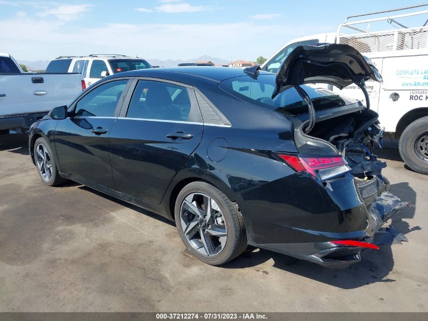 2022 HYUNDAI ELANTRA HYBRID LIMITED - KMHLN4AJ6NU028541