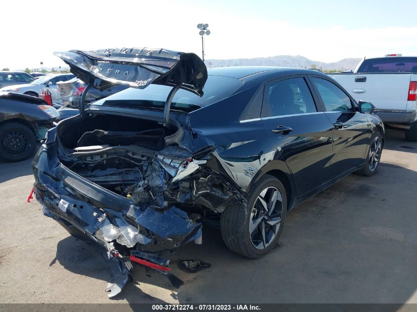 2022 HYUNDAI ELANTRA HYBRID LIMITED - KMHLN4AJ6NU028541